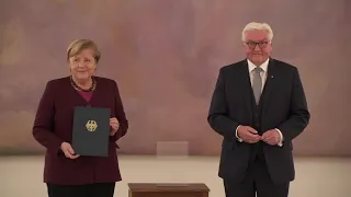 Merkel officially moves into caretaker role