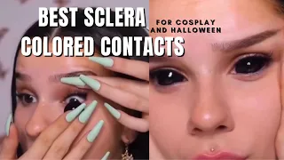 Best sclera-colored contacts for Halloween and Cosplay