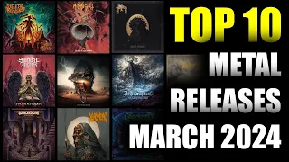 TOP 10 Metal releases 2024 March - Best Metal Albums March 2024