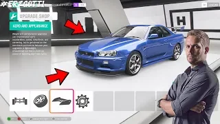 Forza Horizon 4 Paul Walker Nissan Skyline R34 GTR Build