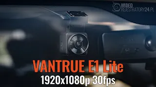 Kamera samochodowa VANTRUE E1 Lite @ 1920x1080p 30fps