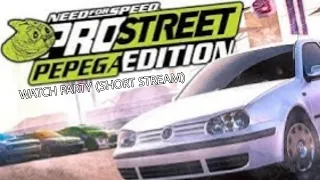 NFS ProStreet Pepega Edition Trailer Watch Party (short stream btw)