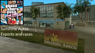 Grand Theft Auto Vice City: Sunshine Autos asset and Street Race missions with commentary
