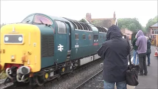 DELTIC AT BISHOPS LYDEARD WEST SOMERSET RAILWAY 2012