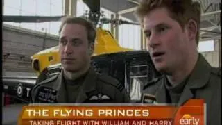 Prince Harry Takes Flight