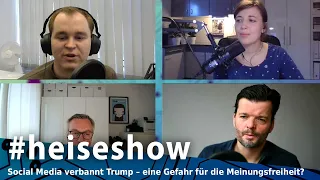 Social Media verbannt Trump – eine Gefahr für die Meinungsfreiheit? | #heiseshow