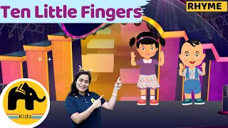 Ten Little Fingers, Ten Little Toes | Nursery Rhymes | LearnoHub Kids