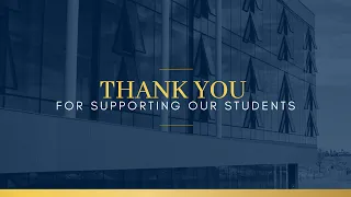 Thank you for supporting our students