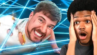 World's Deadliest Laser Maze Reaction