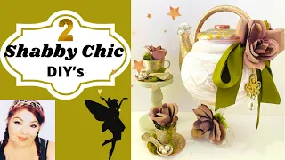 Shabby Chic DIY’s/ whimsical diy/ shabby chic craft tutorial / Leenys Shabby Tuesdays / Beebeecraft