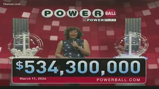 Powerball Numbers, March 11, 2024 | $534.3 million jackpot