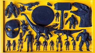 Dinosaurus Jurassic World Dominion:T-Rex, Mosasaurus, Siren Head, Kingkong, Giganotosaurus, Skibidi