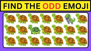 Find the ODD One Out | Emoji Quiz | Easy & Medium Levels.