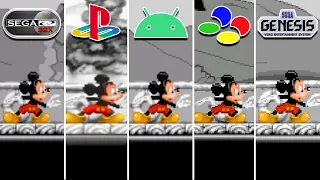 Mickey Mania (1994) SEGA CD vs PS1 vs Android vs SNES vs Sega Genesis (Which One is Better?)