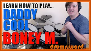 ★ Daddy Cool (Boney M) ★ Drum Lesson PREVIEW | How To Play Song (Keith Forsey)