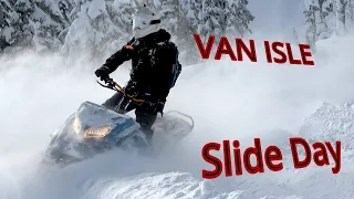 Avalanches on Vancouver Island Snowmobiling Sunday