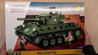 Cobi 2543 M24 Chaffee - (speedbuild + review)