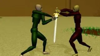 3DS Max Bip Fight