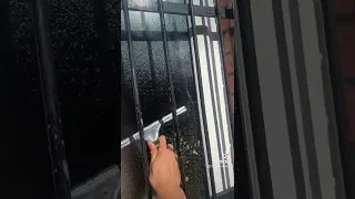 The Window King behind bars again. #shorts #windowcleaning #satisfying #tiktok