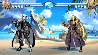 Eustace vs Beelzebub (Hardest AI) - GranBlue Fantasy Versus