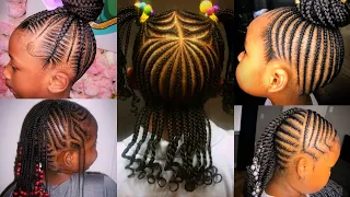 🔥60 + Best Ideas For Little Girls Cornrow Braids Hairstyles Trending | Latest Cute Kids Hairstyles 💯