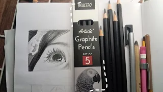 BRUSTRO ARTISTS GRAPHITE PENCILS