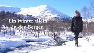 Ein Winter allein in den Bergen am See in Norwegen | Ein einfaches, langsames Leben | auswandern