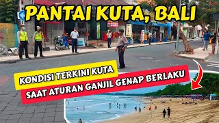 ADA GANJIL GENAP DI PANTAI KUTA BALI | BEGINI SITUASI KUTA BALI