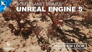 Sci-Fi Planet Biomes - Unreal Engine 5 1/9/2023 #GameDev #UE5