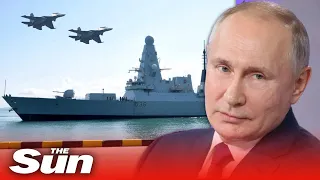 Putin warns UK it ‘can’t win that war’ after Russian navy clashes with HMS Defender