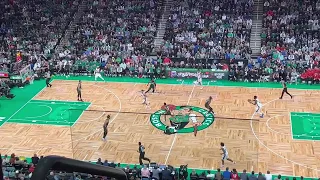 NBA Basketball - Boston Celtics Opening game - Let's go Celtic!! Let's go Celtic!! Defense!!!