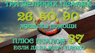 Три великих псалма 26 50 90 и псалом 37 если дела идут плохо #молитвы #православие #псалмы