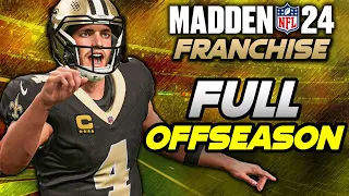 The Rebuild Begins (FULL Offseason #1) - Madden 24 Saints Franchise | Ep.21