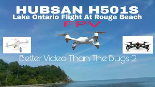 Mjx bugs 2 or Hubsan h501s P2. FPV  Beach flight