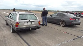 740HP BMW M3 G80 Competition vs 700HP Volkswagen Passat 32b Syncro Turbo