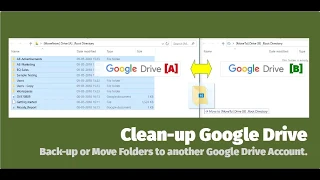 Transfer all  Files and Folders to other Google Drive account ● Sync Multiple accounts on Desktop ●