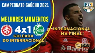 GOLEADA DO INTERNACIONAL | Internacional 4 x 1 Juventude | Melhores Momentos | Gaúcho 08/05/2021