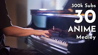 30 ANIME SONGS MEDLEY ON STEINWAY PIANO｜史坦威鋼琴演奏30首動漫組曲｜アニソン30曲をメドレーにして弾いてみた