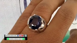 Sapphire African !! Neelam !! Master piece !!Natural Guarantee !! By WGS