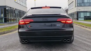 Audi S8 D4 Modified Exhaust Back Box Resonator Delete