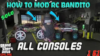 GTA 5 *SOLO* MOD RC BANDITO F1/BENNY'S WHEELS (CAR TO RC MERGE) "GTA 5 ONLINE MERGE GLITCH 1.61!"