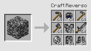 NUNCA faça essa crafting table no MINECRAFT