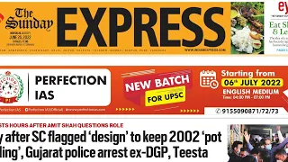 26th June , 2022 || The Indian Express Newspaper Analysis presented by Priyanka Ma'am.