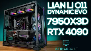 Gigabyte 4090 + 7950X3D Custom PC in the Lian Li o11 Dynamic Evo! Pengwin3d Build