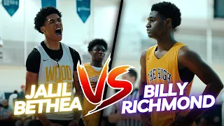 JALIL BETHEA & BILLY RICHMOND DROP 40 POINTS IN AN INTENSE GAME! ARCHBISHOP WOOD VS CAMDEN MUST SEE!