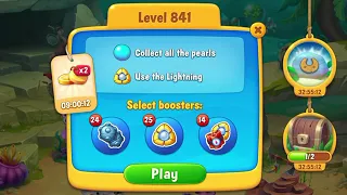 Fishdom level 841 - no boosters