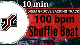 SHUFFLE BEAT 100 BPM Drum Beat Backing Track