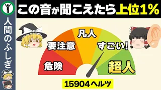 【聴力テスト】人間離れした聴力をお持ちの方へ【ゆっくり解説】