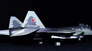 Zvezda 1/48 Sukhoi Su-57 Felon "made decals for blue 01" built model kit