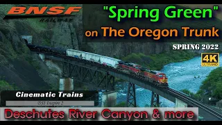 "Spring Green" on the Oregon Trunk (4K): Deschutes River Canyon & more | Spring 2022 | DJI Inspire 2